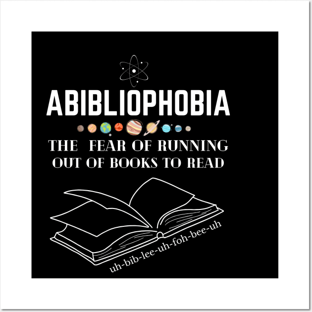 book abibliophobia Wall Art by CoolFuture